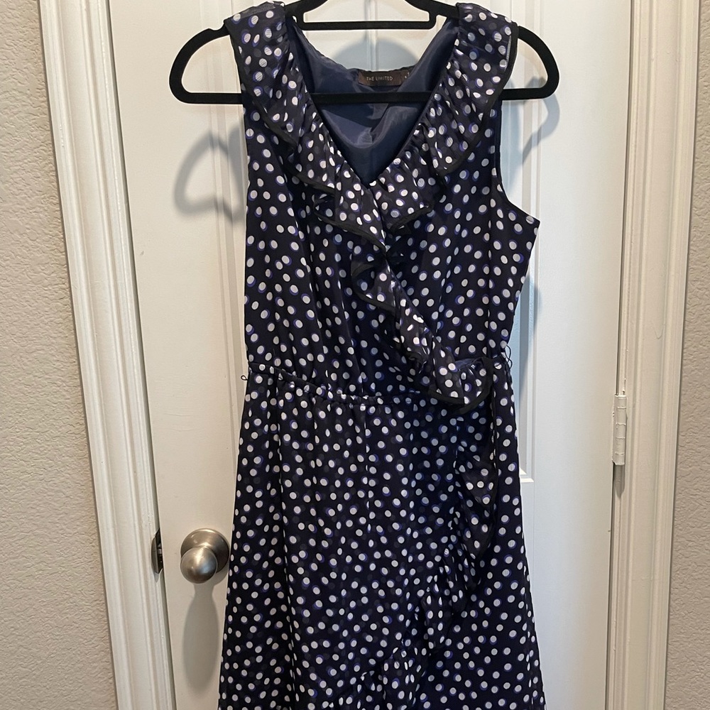 Knee length polka dot print